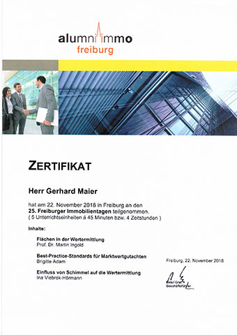 Zertifikate Freiburg