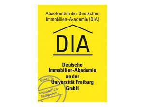Absolvent der deutschen Immobilien-Akademi (DIA)